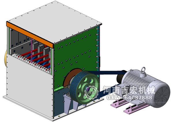 石子粉碎設備工作原理